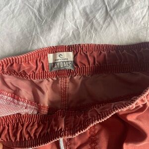 Burgundy and red swim trunks #summer #beach